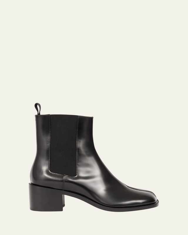 Tabi City Leather Split-Toe Chelsea Boots